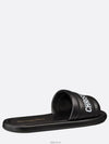 Every-D Embossed Lambskin Slippers Black - DIOR - BALAAN 6