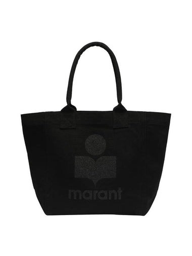 Small Yenky Logo Tote Bag Black - ISABEL MARANT - BALAAN 1