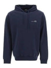 Item H Small Logo Cotton Hoodie Navy - A.P.C. - BALAAN 2