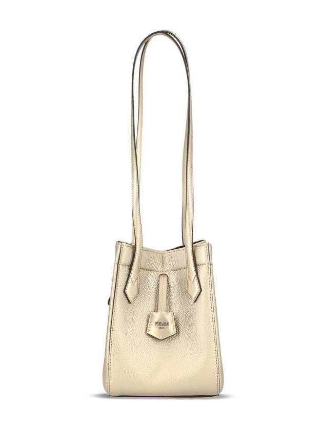 Origami Leather Mini Tote Bag Gold - FENDI - BALAAN 2