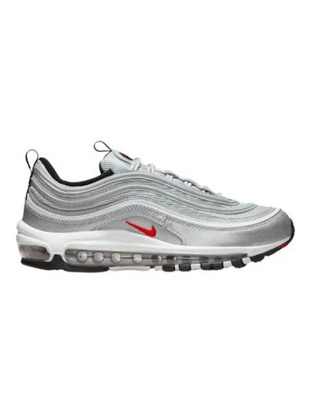 Air Max 97 Low Top Sneakers Metallic Silver and Chlorine Grey - NIKE - BALAAN 1