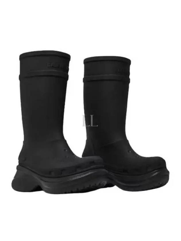 Crocs Rain Boots Black - BALENCIAGA - BALAAN 2