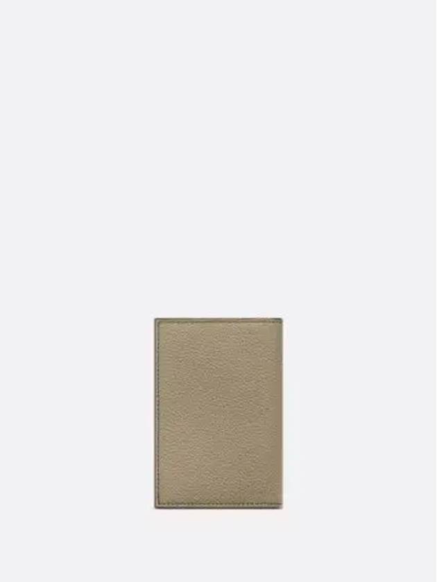 CD Icon Grained Calfskin Card Wallet Beige - DIOR - BALAAN 5