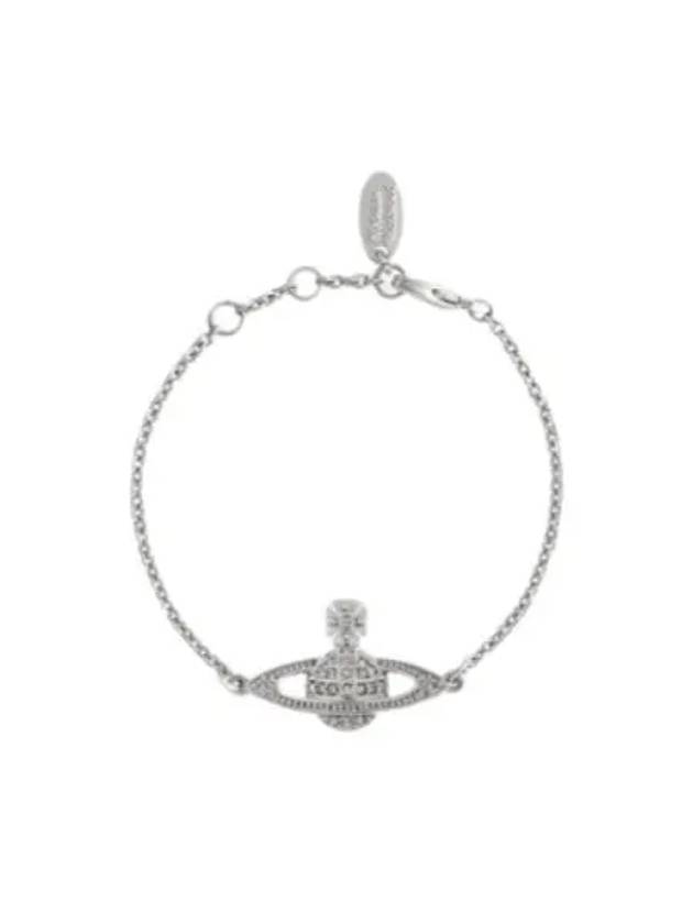 Mini Bas Relief Chain Bracelet Silver - VIVIENNE WESTWOOD - BALAAN 2