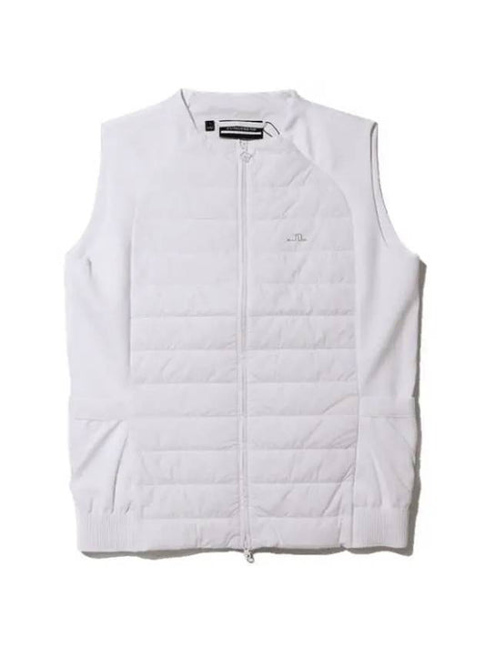 Women's Nellie Corda Padded Vest White - J.LINDEBERG - BALAAN 1