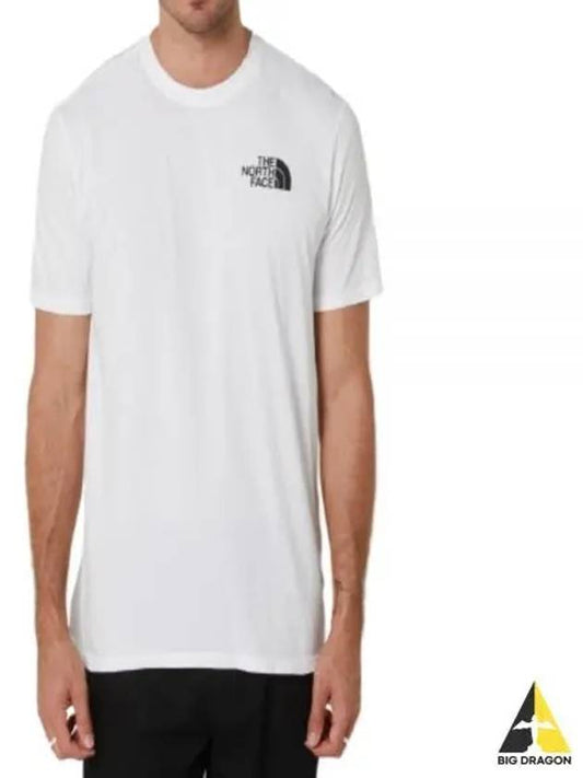 Men's Box NSE Short Sleeve T Shirt White - THE NORTH FACE - BALAAN 2