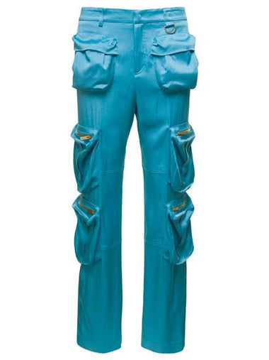 Straight Pants 2P067AN0699 Light blue - BLUMARINE - BALAAN 1