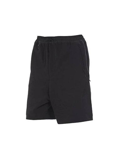 Classic Terry Logo Cotton Shorts Black - Y-3 - BALAAN 1