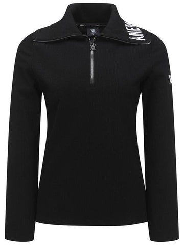 Official WOMEN HIGH NECK ZIP LONG T SHIRT BK - ANEWGOLF - BALAAN 1