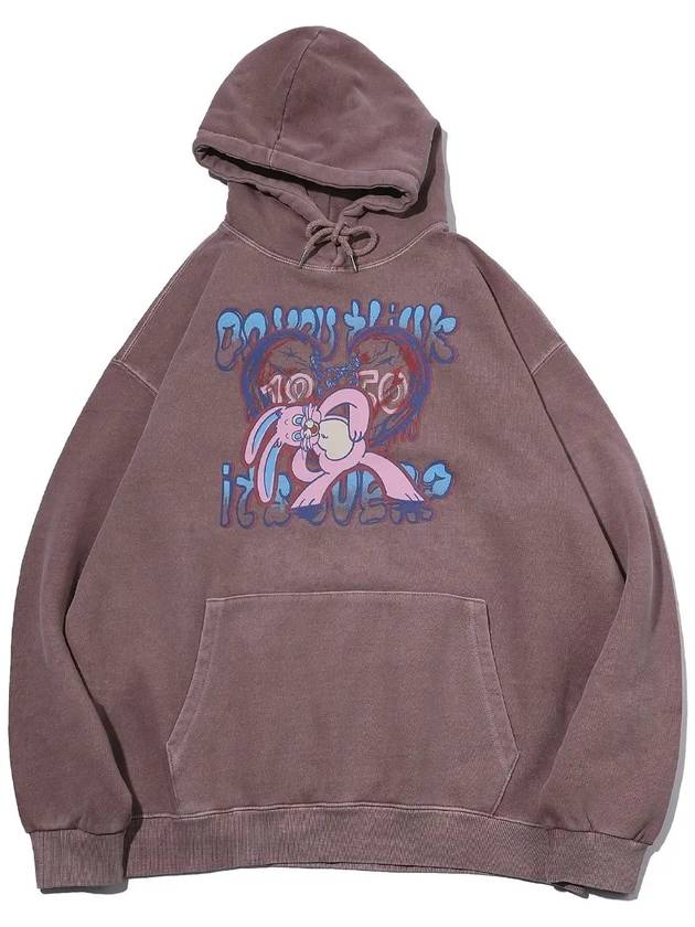 brushed mad hoppy pigment hooded top indie pink - CPGN STUDIO - BALAAN 3