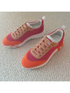 Bouncing Mesh Low Top Sneakers Rose - HERMES - BALAAN 5