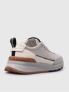 Leather Low-Top Sneakers Beige - BRUNELLO CUCINELLI - BALAAN 4