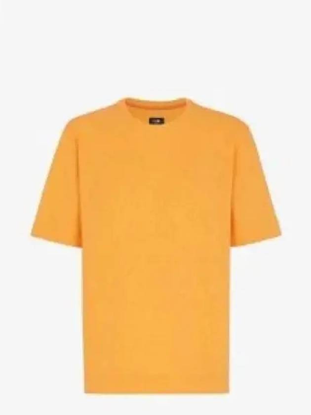 All-Over Logo Short Sleeve T-Shirt Orange - FENDI - BALAAN 2