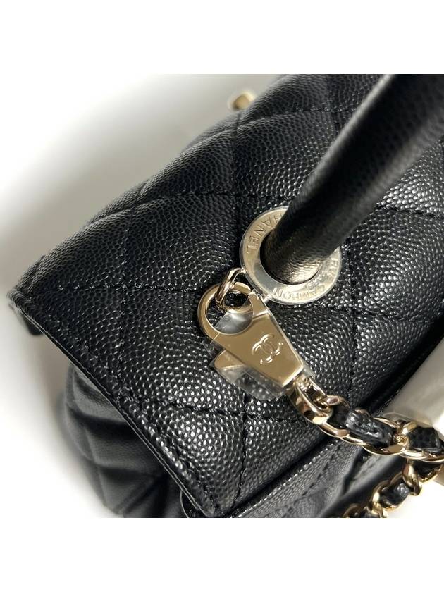 Coco Classic Small Flap Tote Bag Black - CHANEL - BALAAN 5