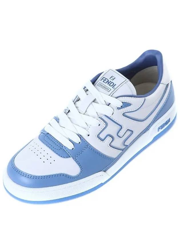 Match Low Top Sneakers Light Blue - FENDI - BALAAN 3