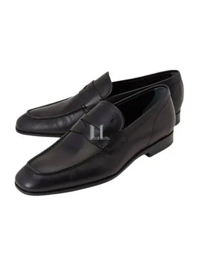 Men's Penny Leather Loafers Black - TOD'S - BALAAN 2