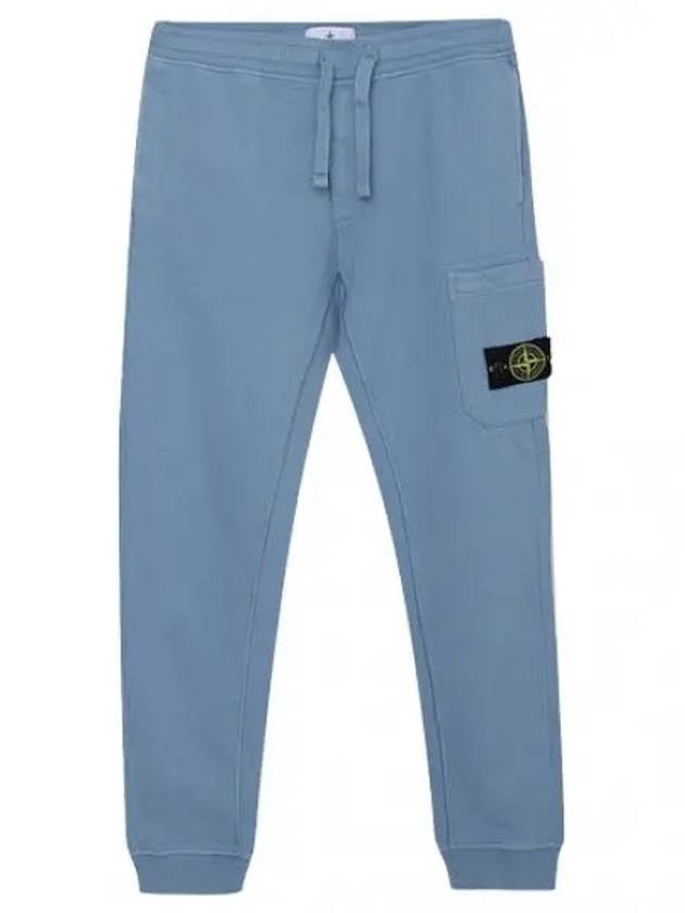 Garment dyeing thermal lining training jogger pants - STONE ISLAND - BALAAN 1