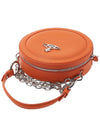 Ruby Round Saffiano Cross Bag Orange - VIVIENNE WESTWOOD - BALAAN 5