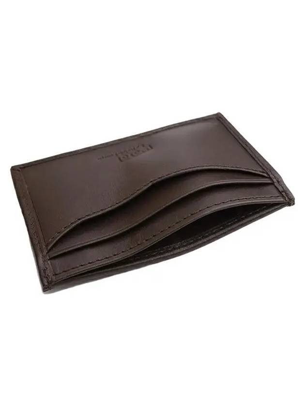 Bear Logo Card Wallet Brown - POLO RALPH LAUREN - BALAAN 5