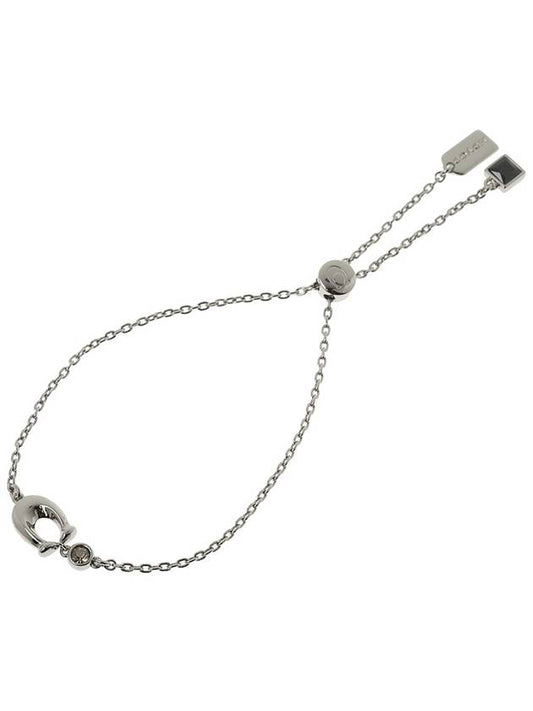 Signature Crystal Slider Bracelet C9344 SILVER - COACH - BALAAN 1