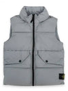 Stone Waffen Patch Down Padded Vest (Grey) 8116G0123 V0064 14A (Can Be Worn By Adults) - STONE ISLAND - BALAAN 2