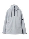 Lens Wappen Half Zip Up Anorak Grey - CP COMPANY - BALAAN 3