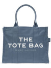 Signature Logo Traveler Large Tote Bag Blue - MARC JACOBS - BALAAN.