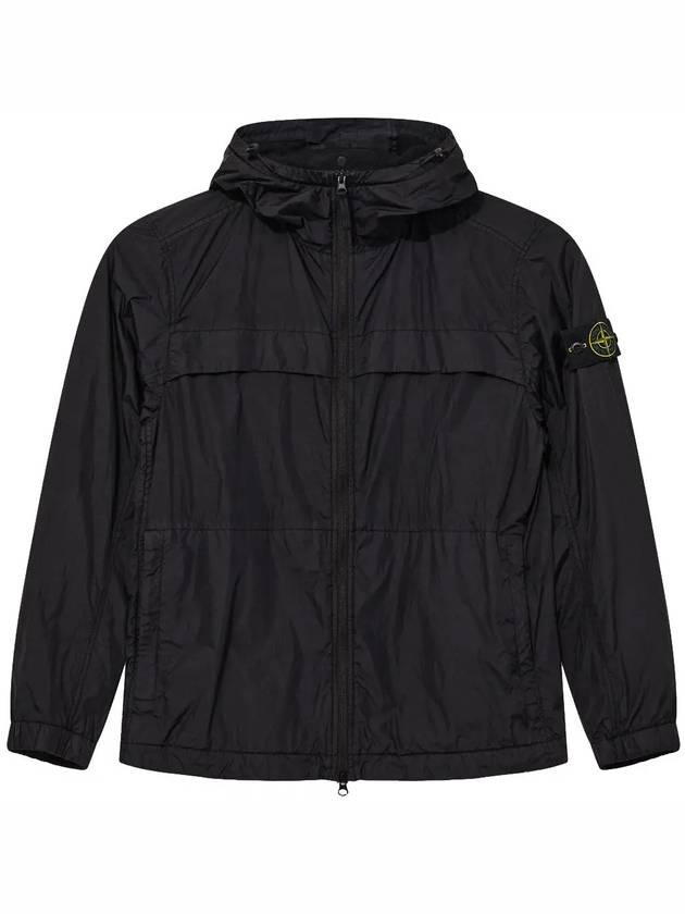 Garment Dyed Crinkle Reps R-Nylon Jacket Black - STONE ISLAND - BALAAN 2