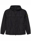 Garment Dyed Crinkle Reps R-Nylon Jacket Black - STONE ISLAND - BALAAN 3