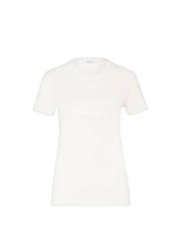 Women's Sacha Short Sleeve T-Shirt White - MAX MARA - BALAAN 1