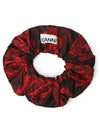 Botanical Jacquard Scrunchie High Risk Red - GANNI - BALAAN 2