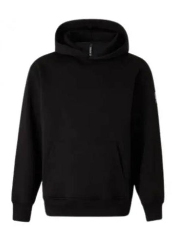 Easy Drop Shoulder Double Bolts Hoodie Black - NEIL BARRETT - BALAAN 1