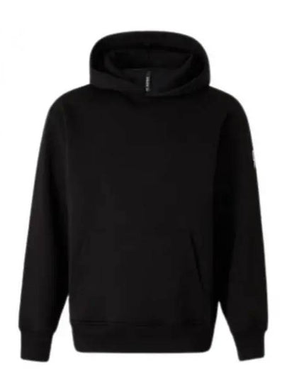 Easy Drop Shoulder Double Bolts Hoodie Black - NEIL BARRETT - BALAAN 2