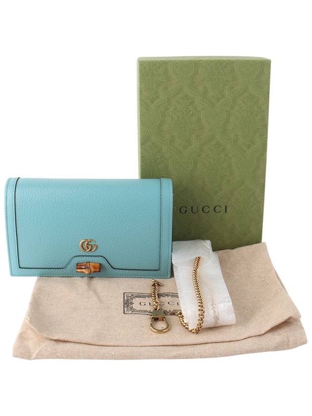 696817 Diana bamboo chain mini gold cross bag 33980Y 1 - GUCCI - BALAAN 8