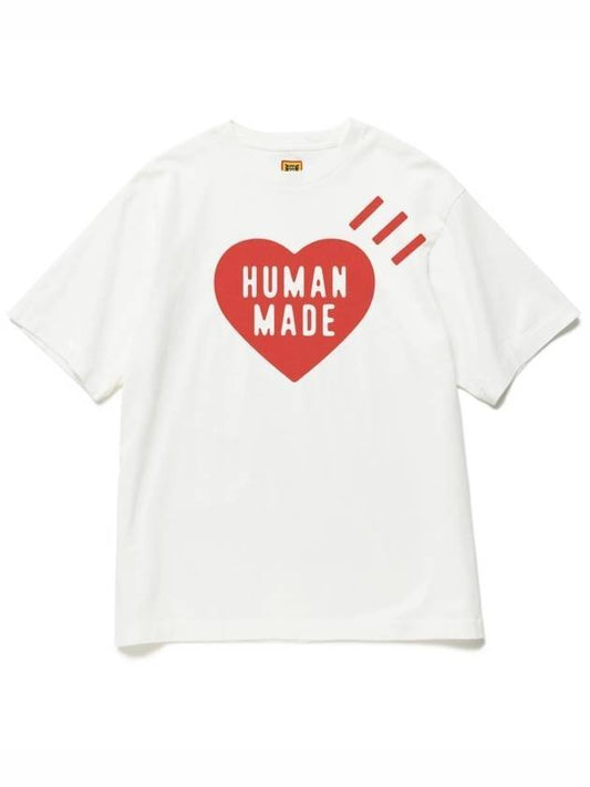 Daily Short Sleeve T-Shirt White - HUMAN MADE - BALAAN 1