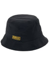 International Logo Norton Drill Sports Bucket Hat Black - BARBOUR - BALAAN 11