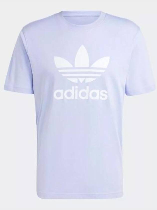 Trefoil Short Sleeve T-Shirt Purple - ADIDAS - BALAAN 2