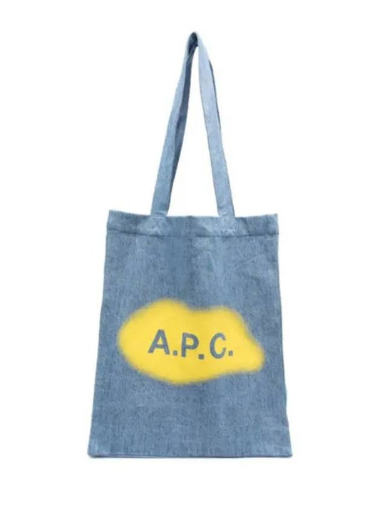 Lou Denim Tote Bag Blue - A.P.C. - BALAAN 2