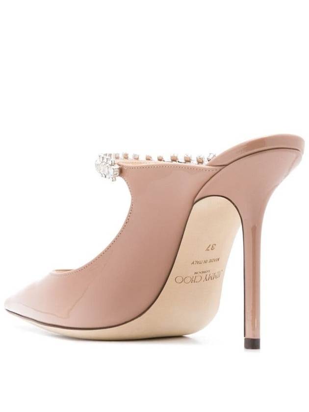 Pink Patent Leather Pumps With Crystal Strap - JIMMY CHOO - BALAAN 3