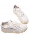 Medalist Leather Low Top Sneakers White - AUTRY - BALAAN 6