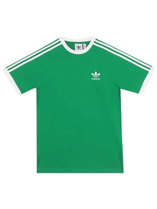 Adicolor Classics 3 Stripes Short Sleeve T Shirt Green - ADIDAS - BALAAN 3