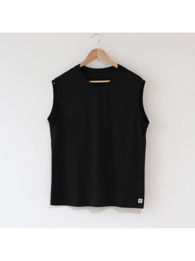 SPGRMOSN Functional Sleeveless Round Tee Black - SUPENER - BALAAN 1