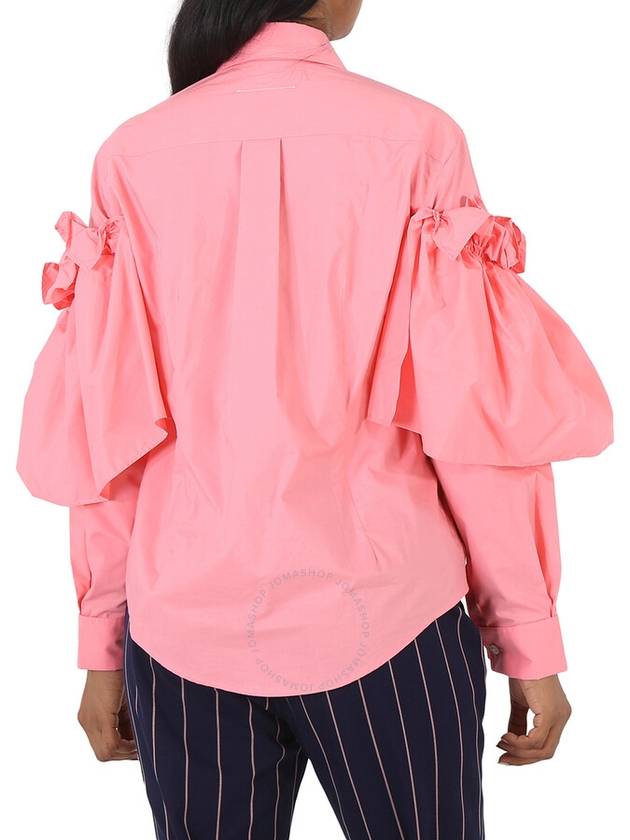 Mm6 Ladies Rose Ruffle Panel Shirt, Brand Size 36 (US Size 2) - MAISON MARGIELA - BALAAN 2