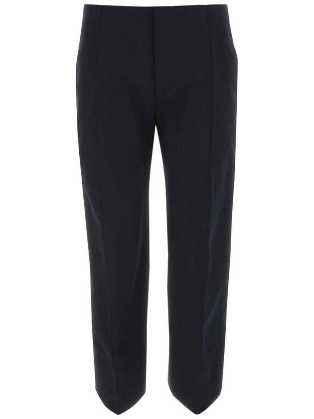 BLUE Midnight blue cotton cropped cut pant 708514V0BT0 4020 - BOTTEGA VENETA - BALAAN 1