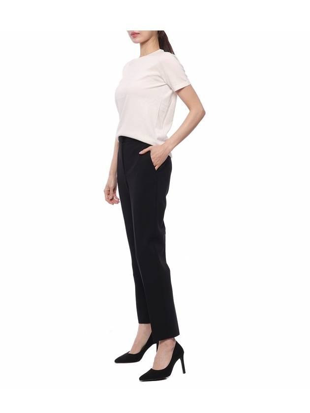 Pegno Straight Pants Black - MAX MARA - BALAAN 5