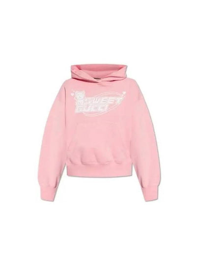 Sweet Gucci Cotton Hoodie Pink - GUCCI - BALAAN 2