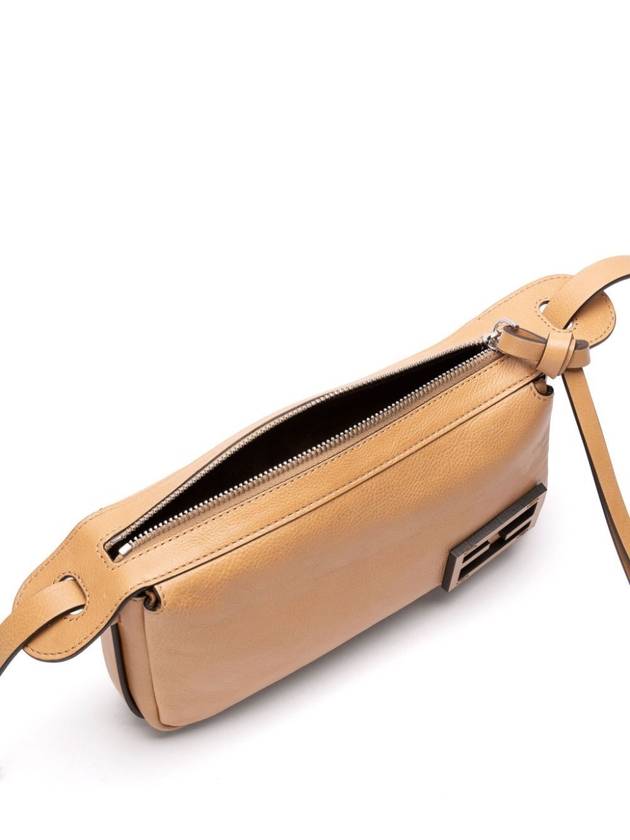 Simply Mini Leather Shoulder Bag Beige - FENDI - BALAAN 7