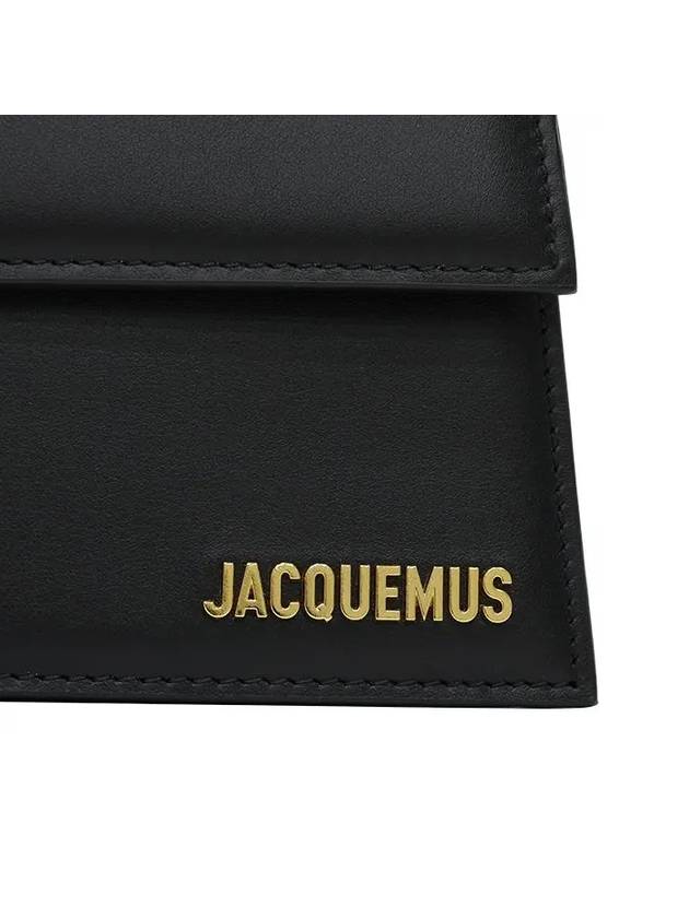 Le Bambino Long Flap Shoulder Bag Black - JACQUEMUS - BALAAN 3