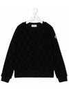 Kids Logo Crew Neck Wool Sweater 8G794 10 899J6 999 - MONCLER - BALAAN 1