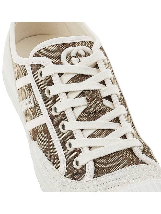 Original GG Fabric Low Top Sneakers Beige - GUCCI - BALAAN 9